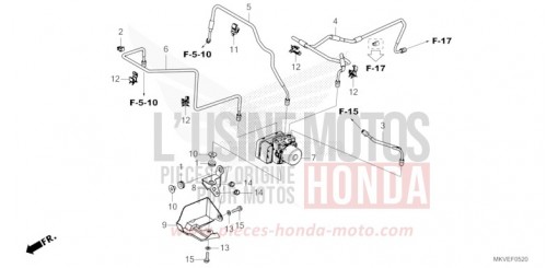 MODULATEUR ABS/TUYAU DE FREIN NSS750S de 2025